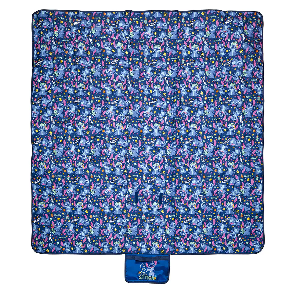 Manta Picnic Azul Stitch Unisex 2