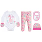 Baby Gift 5 Piezas Fucsia Dinosaurio - Miniatura 3