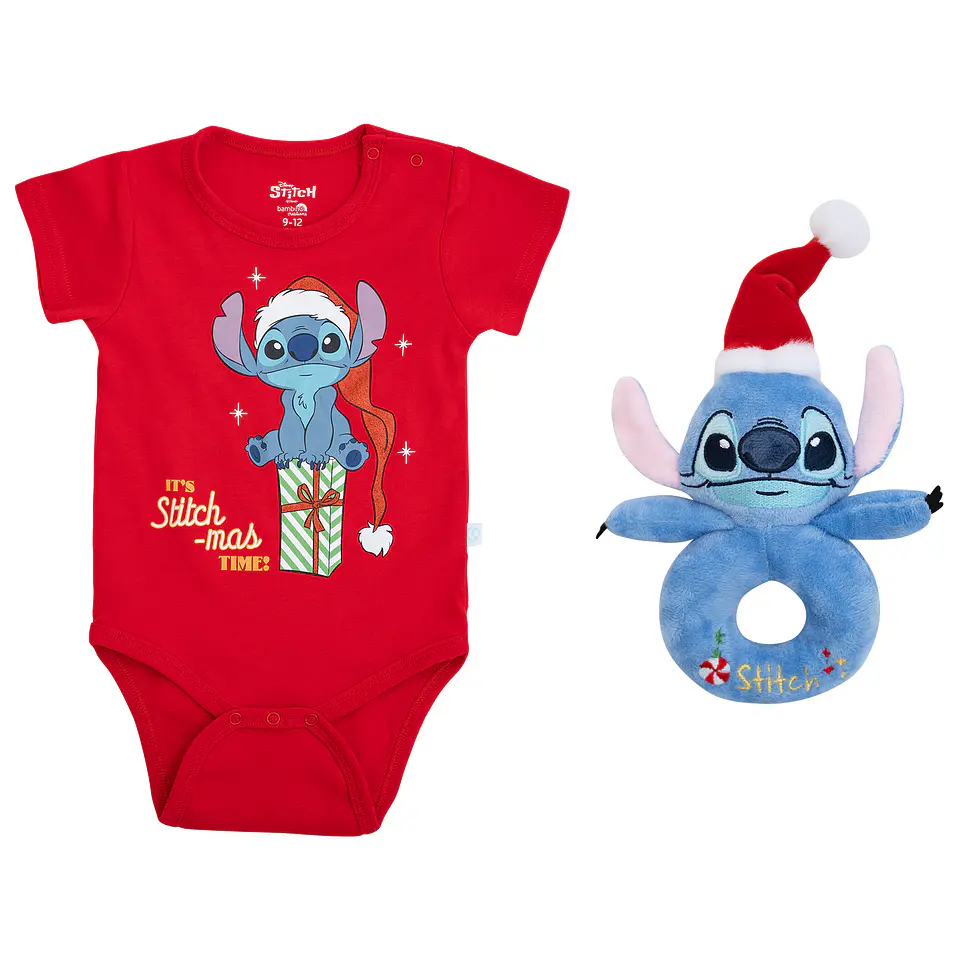 SET 2 PIEZAS NAVIDAD STITCH UNISEX 2