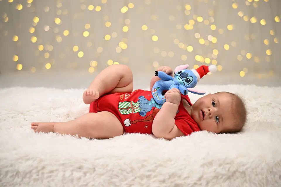 SET 2 PIEZAS NAVIDAD STITCH UNISEX 3
