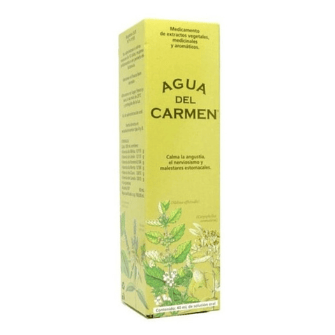 Agua Del Carmen 40 ml (Sistema Nervios_Estomacal)