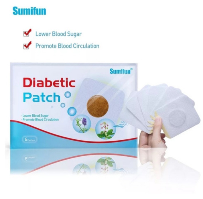 30 Parches Para Diabéticos (5 sobres) Sumifun.
