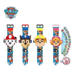 Juguete Reloj Proyección Imágenes Paw Patroll y Otros