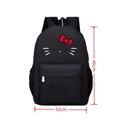 Mochila Hello Kitty Variados Diseños - negra