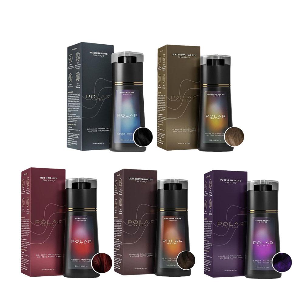 Champú Tintura Cabello Polar Hair Care 200ml Dye Shampoo