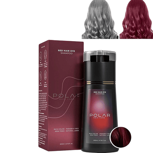 Champú Tintura Cabello Polar Hair Care 200ml Varios Colores - red