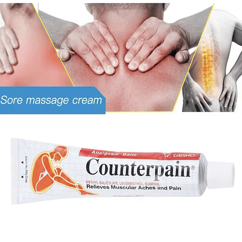 1 Crema Analgésica Dolor Muscular COUNTERPAIN 120 gr