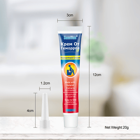 1 Crema Herbal Alivio Hemorroides Sumifun 20 gr