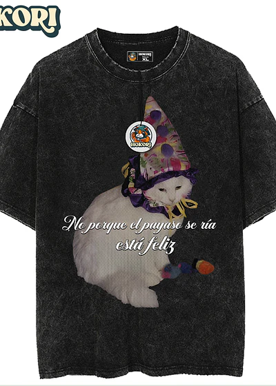 Clown Cat - Polera