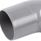 CODO PVC SANITARIO GRIS 40 x 45 GRADOS 3