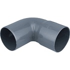 CODO PVC SANITARIO GRIS 75 x 90 GRADOS 3