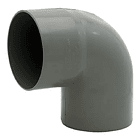CODO PVC SANITARIO GRIS 110 x 90 GRADOS 5