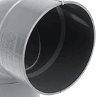 CODO PVC SANITARIO GRIS 110 x 90 GRADOS 2