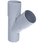 VEE PVC SANITARIO GRIS 50x50 MM 2