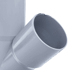 VEE PVC SANITARIO GRIS 50x50 MM 3