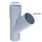 VEE PVC SANITARIO GRIS 50x50 MM 1