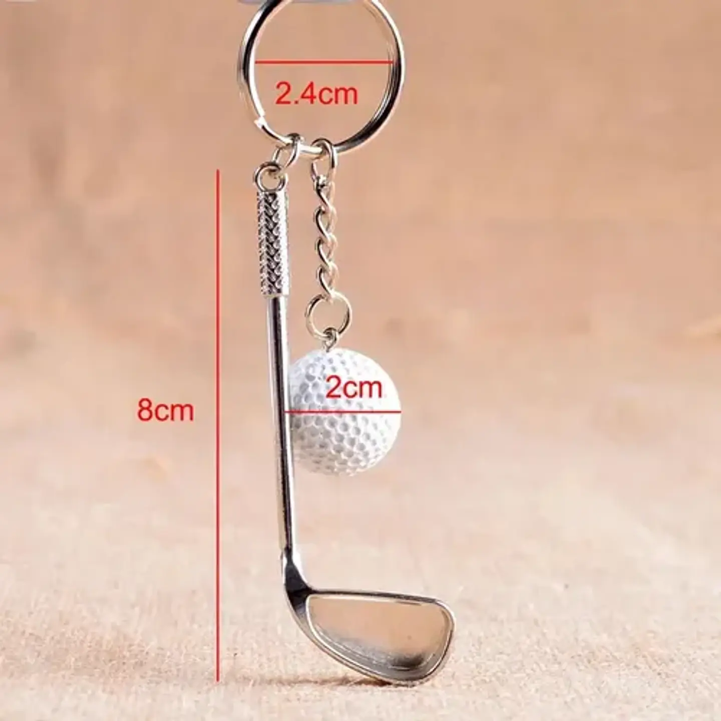 Llavero Golf pelota Blanca 3