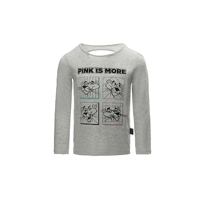 Polera Pink Panther Gris