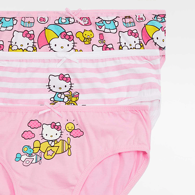 Calzon Tripack Hello Kitty Rosado