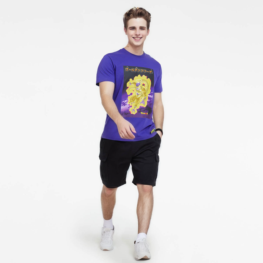 Polera Dragon Ball Freezer Morado