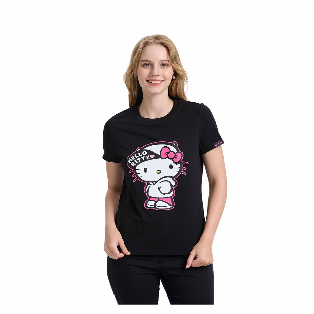 Polera Hello Kitty Negro  