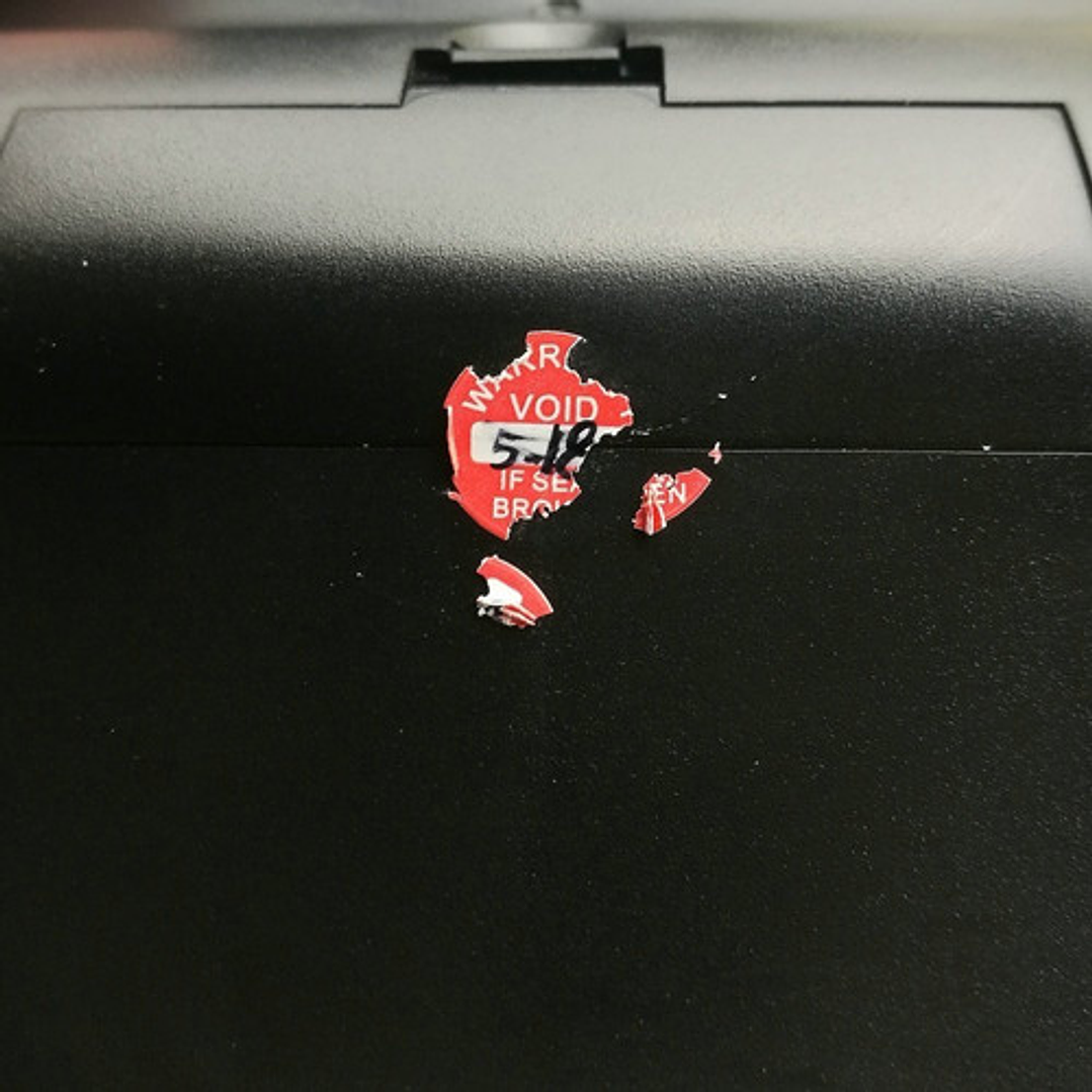 100 Sellos Adhesivos Servicio Técnico Garantía 10x10mm 3