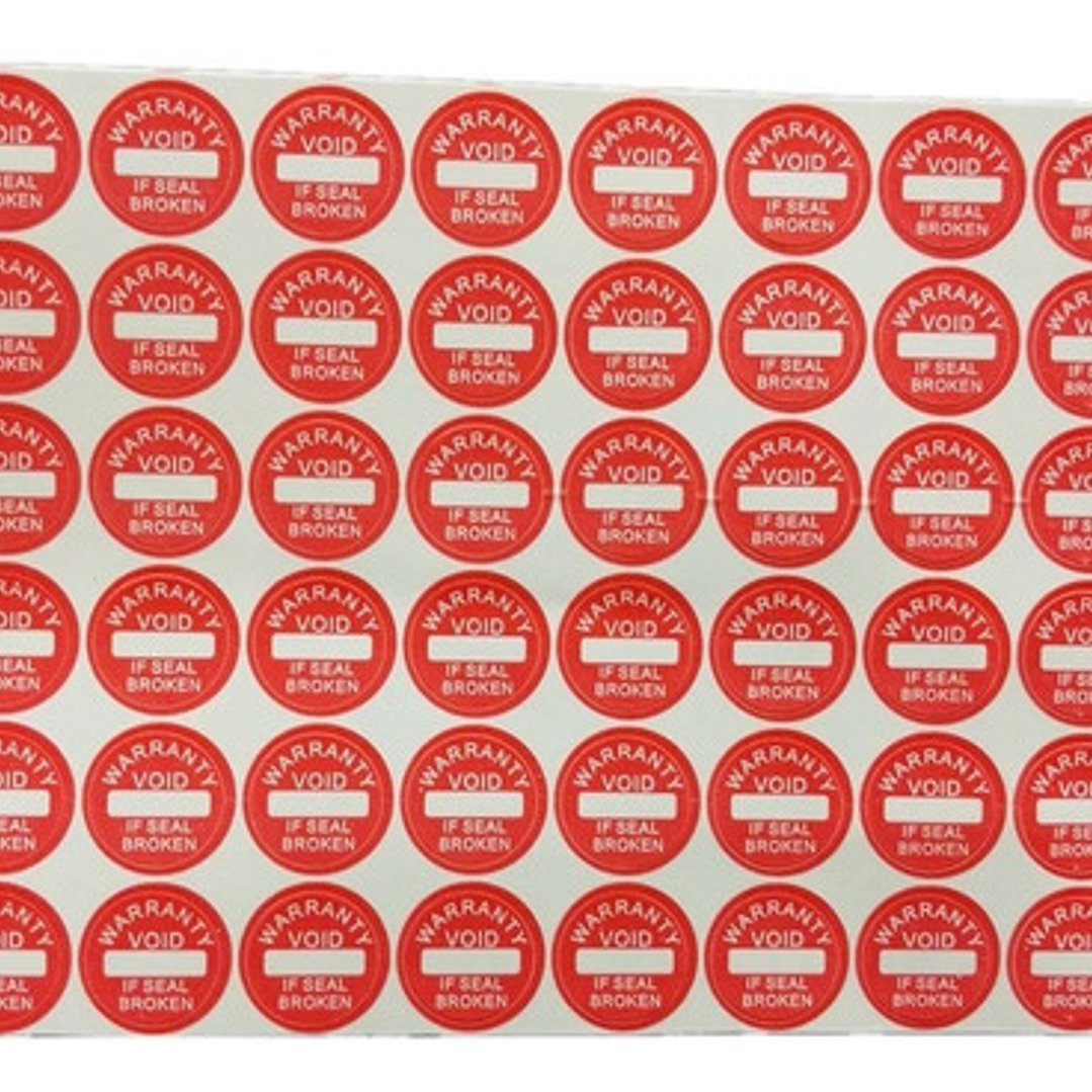 200 Sellos Adhesivos Servicio Técnico Garantía 10x10mm 1