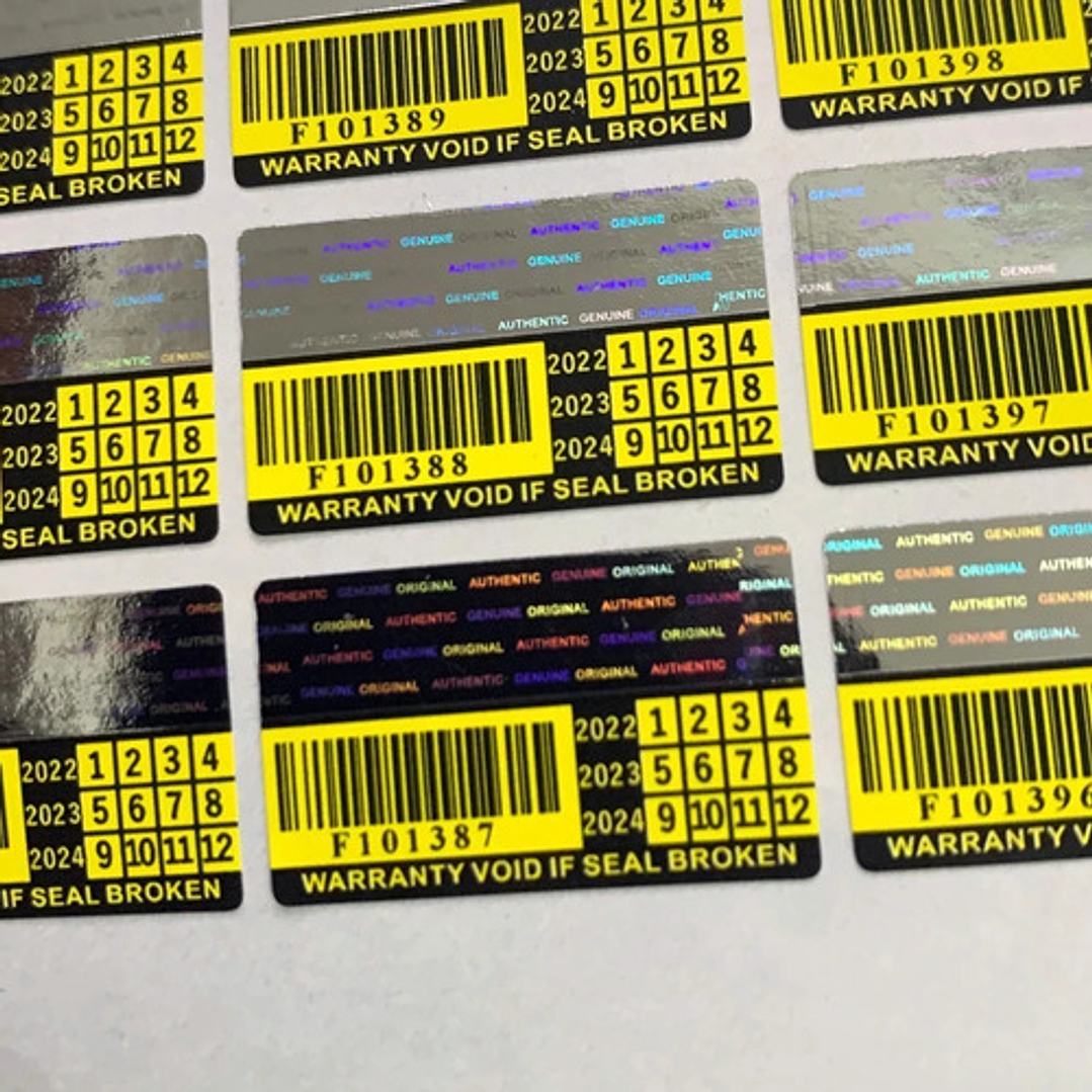 200 Sellos Etiquetas Servicio Técnico Garantía 25x15mm 1