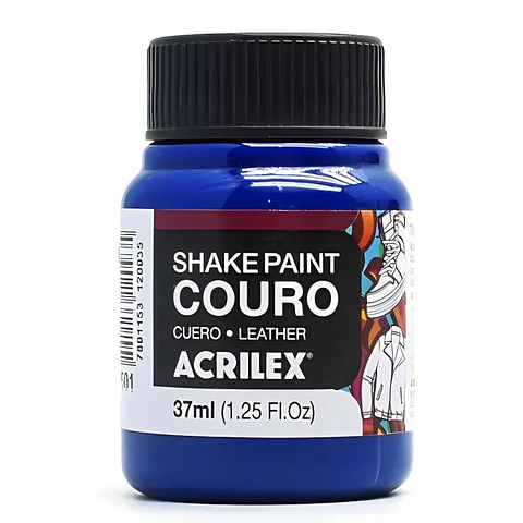 Tinta Shake Paint Couro Acrilex 37 ml — Azul Turquesa