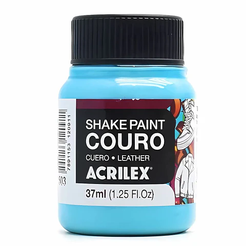 Tinta Shake Paint Couro Acrilex 37 ml — Azul Celeste