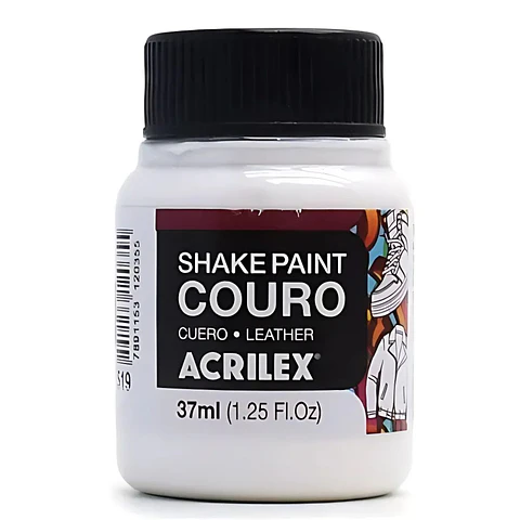 Tinta Shake Paint Couro Acrilex 37 ml — Branco