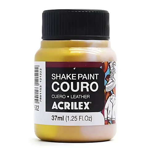 Tinta Shake Paint Couro Acrilex 37 ml — Ouro