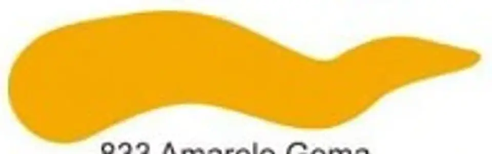 Tinta Acrilex — Amarelo Gema (37 ml) 1
