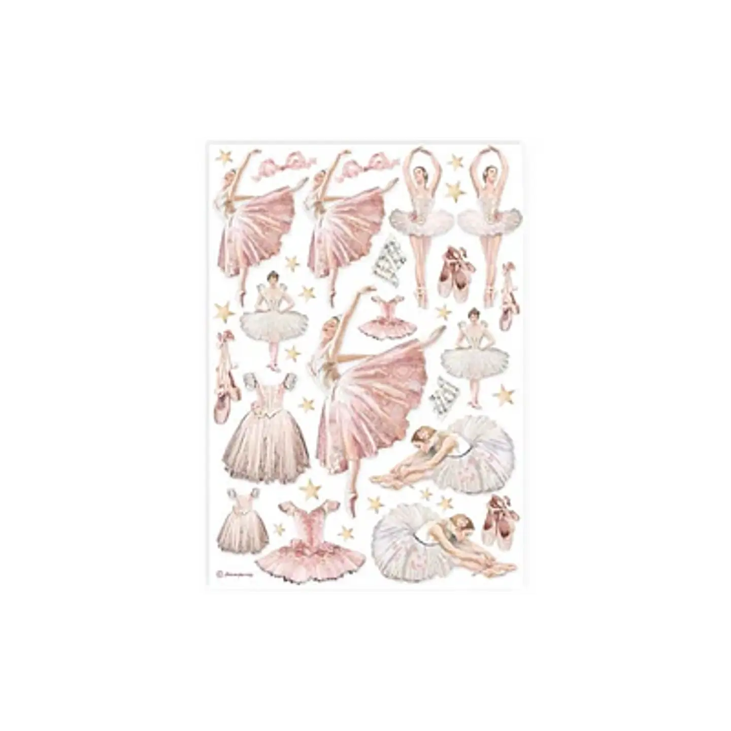 Papel de arroz Stamperia A4 — Dancer (DFSA4907) 1