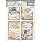 Stamperia Create Happiness Dewdrops — pack de 6 papéis de arroz A4 - Thumbnail 1