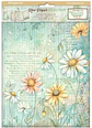 Stamperia Daisy Art — pack de 6 papéis de arroz A4 - Thumbnail 1