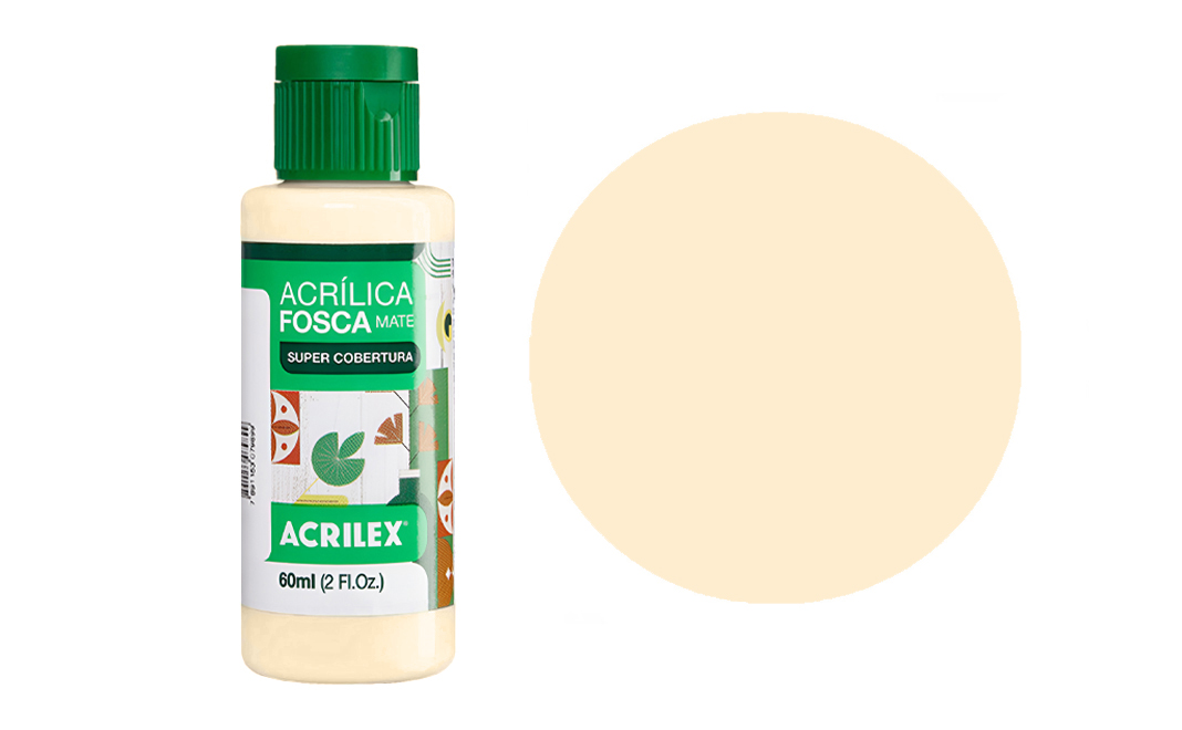 Tinta Acrilex — Areia (60 ml)