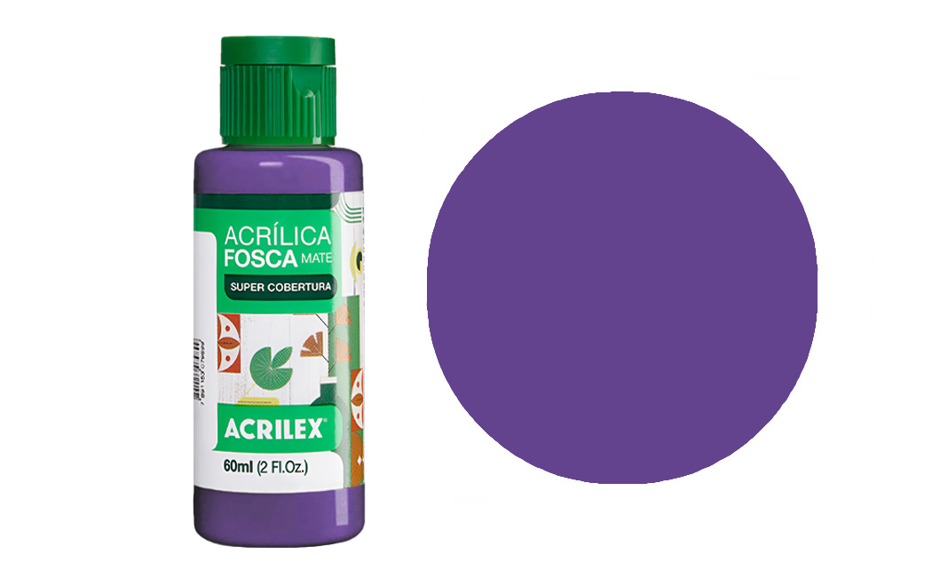 Tinta Acrilex — Roxo (60 ml)
