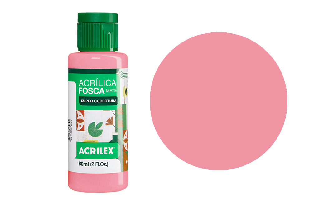 Tinta Acrilex — Rosa Antigo (60 ml)