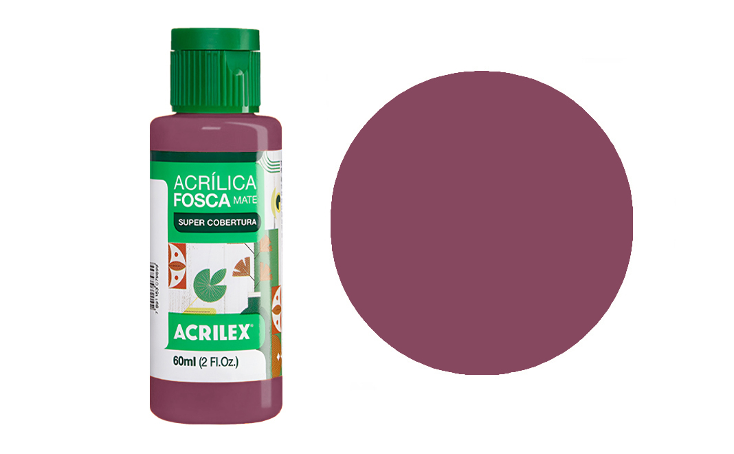 Tinta Acrilex — Ameixa (60 ml)