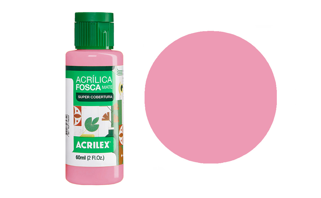 Tinta Acrilex — Rosa Escuro (60 ml)