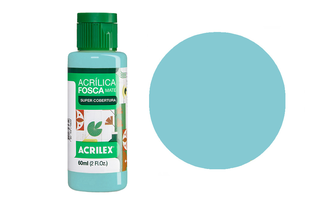 Tinta Acrilex — Acqua Marina (60 ml)