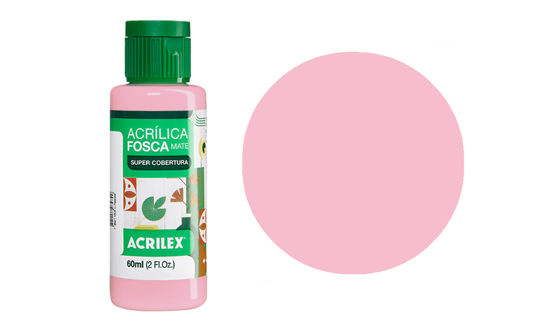 Tinta Acrilex — Rosa Primavera (60 ml)