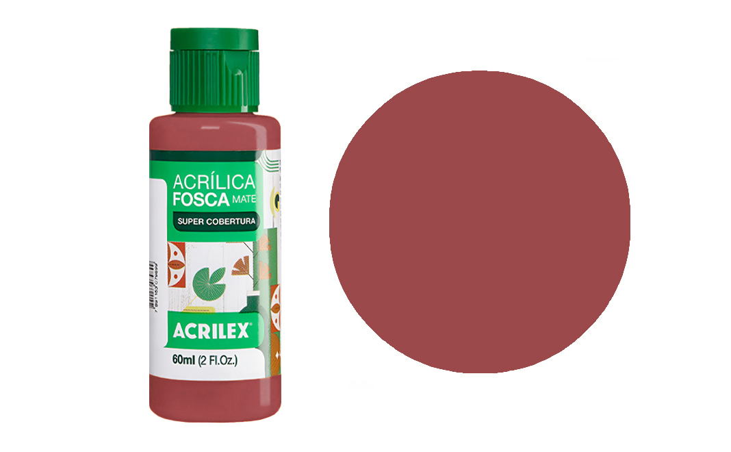 Tinta Acrilex — Terra Queimada (60 ml)