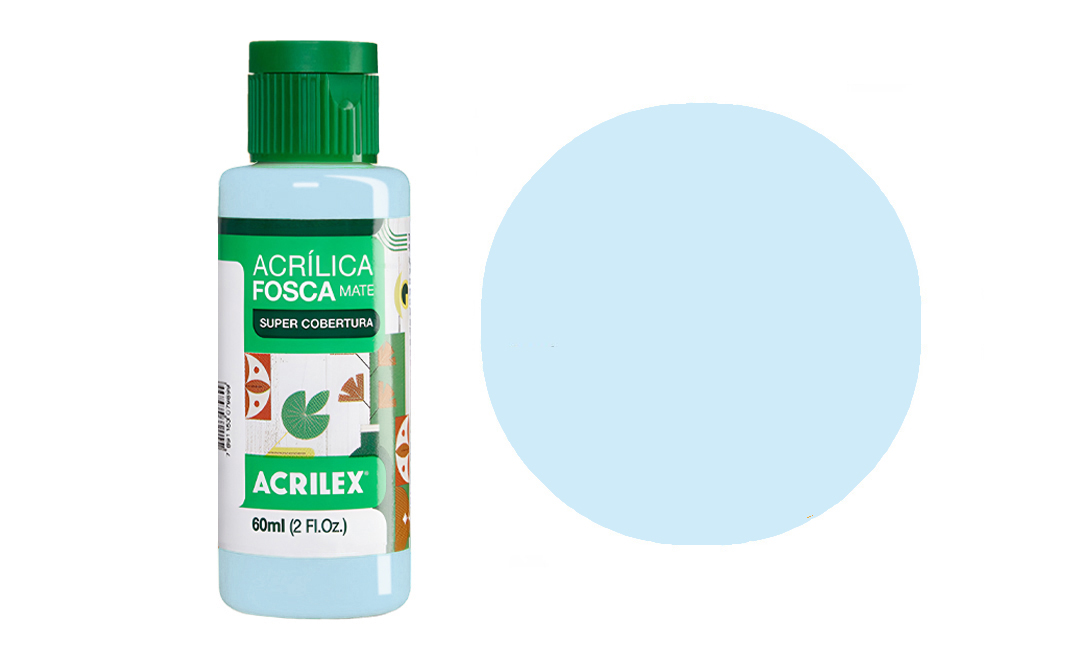 Tinta Acrilex — Azul Hortênsia (60 ml)