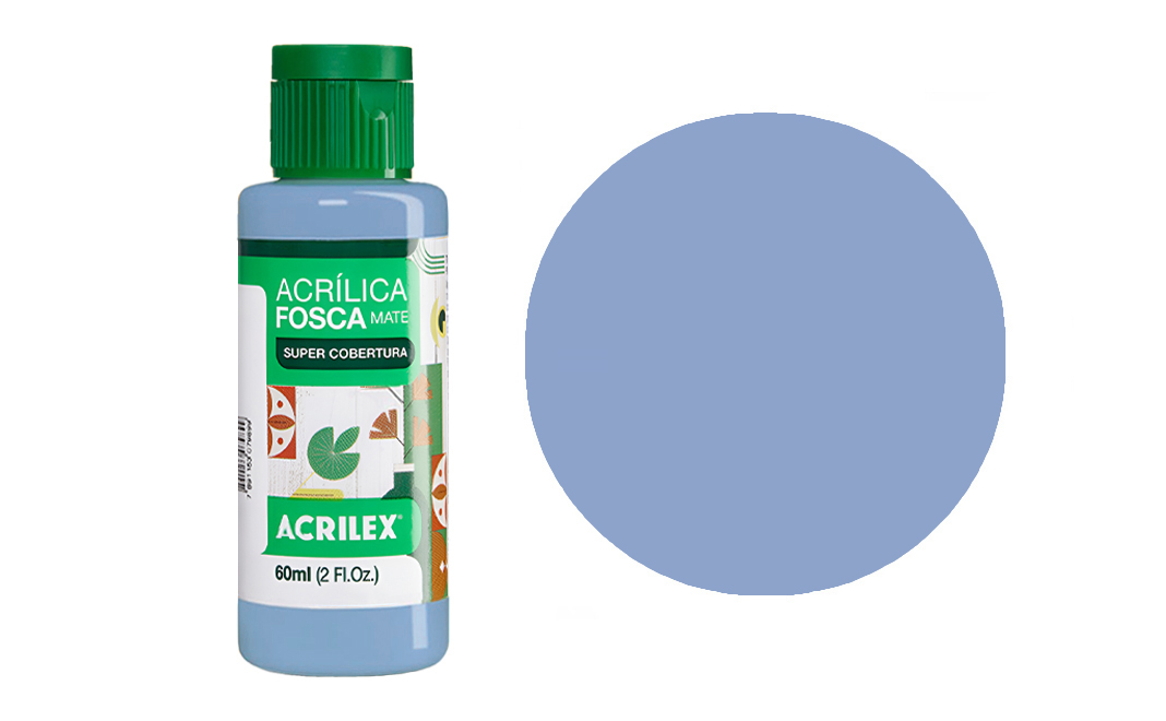 Tinta Acrilex — Azul Country (60 ml)