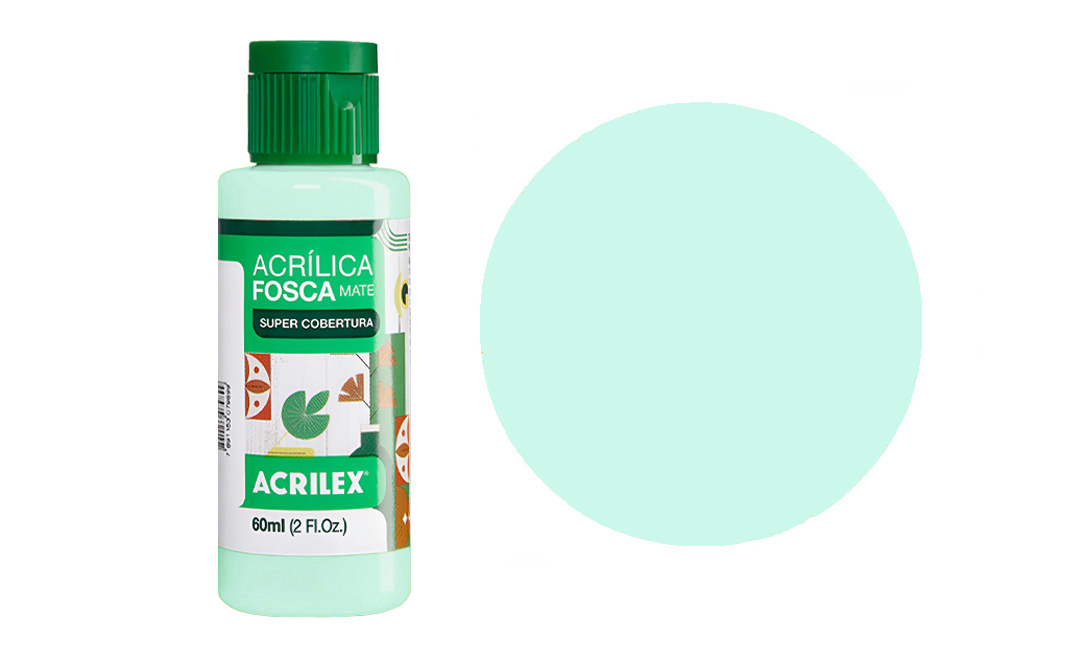 Tinta Acrilex — Verde Água (60 ml)
