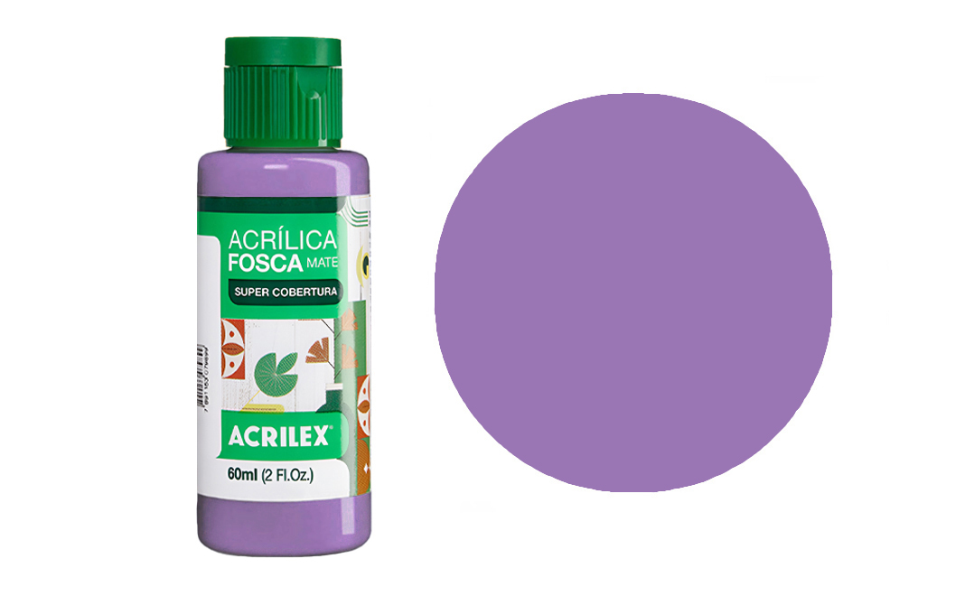 Tinta Acrilex — Violeta (60 ml)