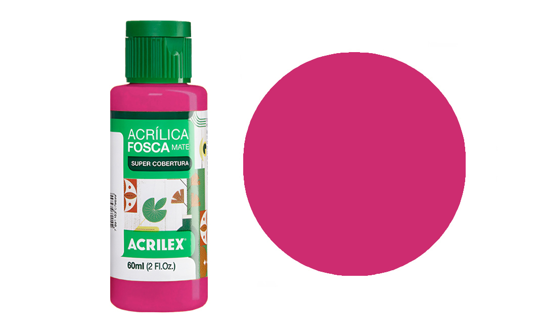 Tinta Acrilex — Fuchsia (60 ml)