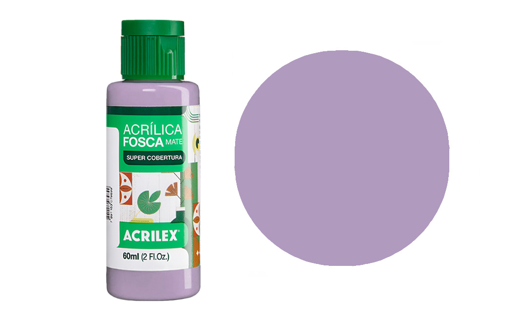 Tinta Acrilex — Violeta Gris (60 ml)